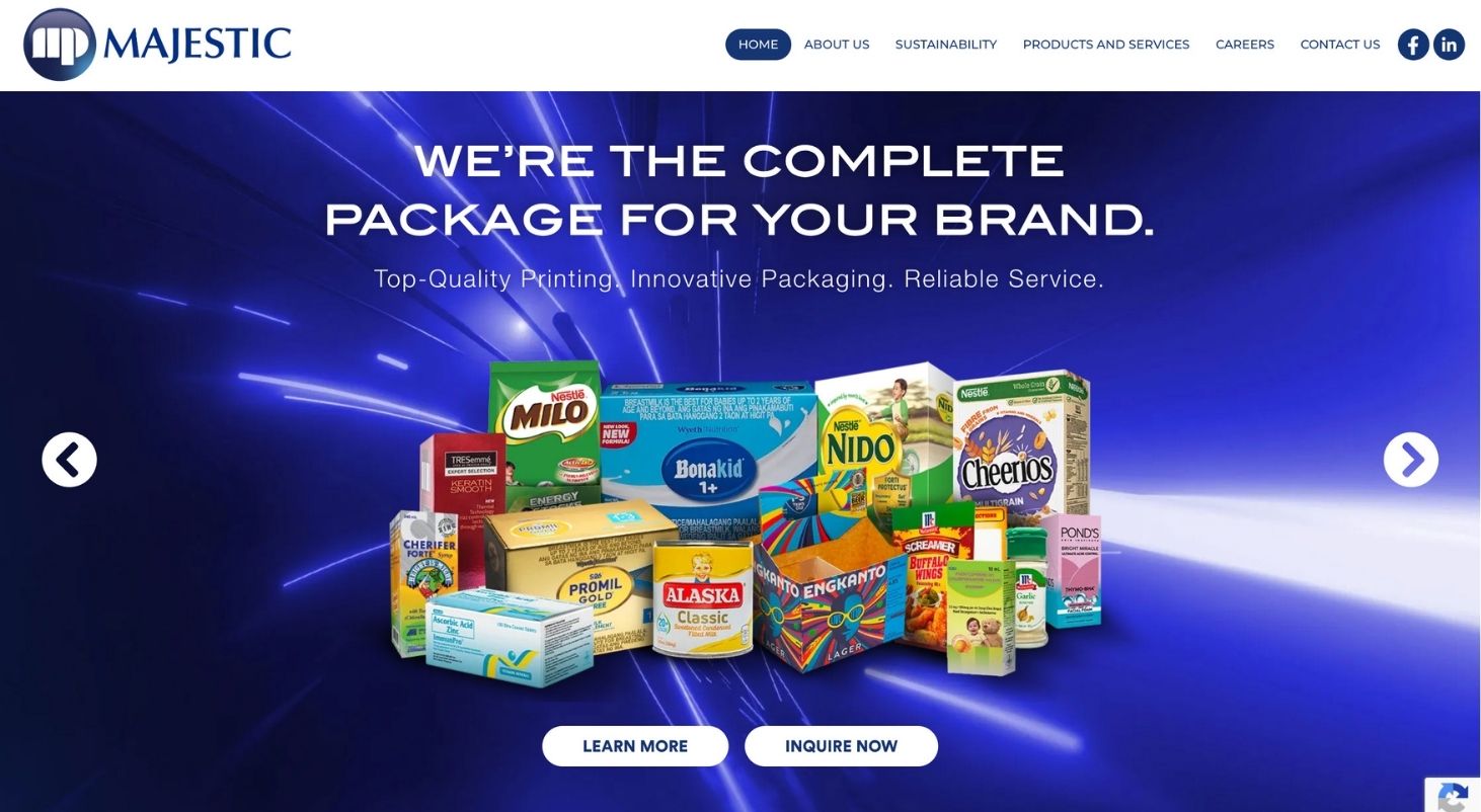 MAJESTIC HOMEPAGE